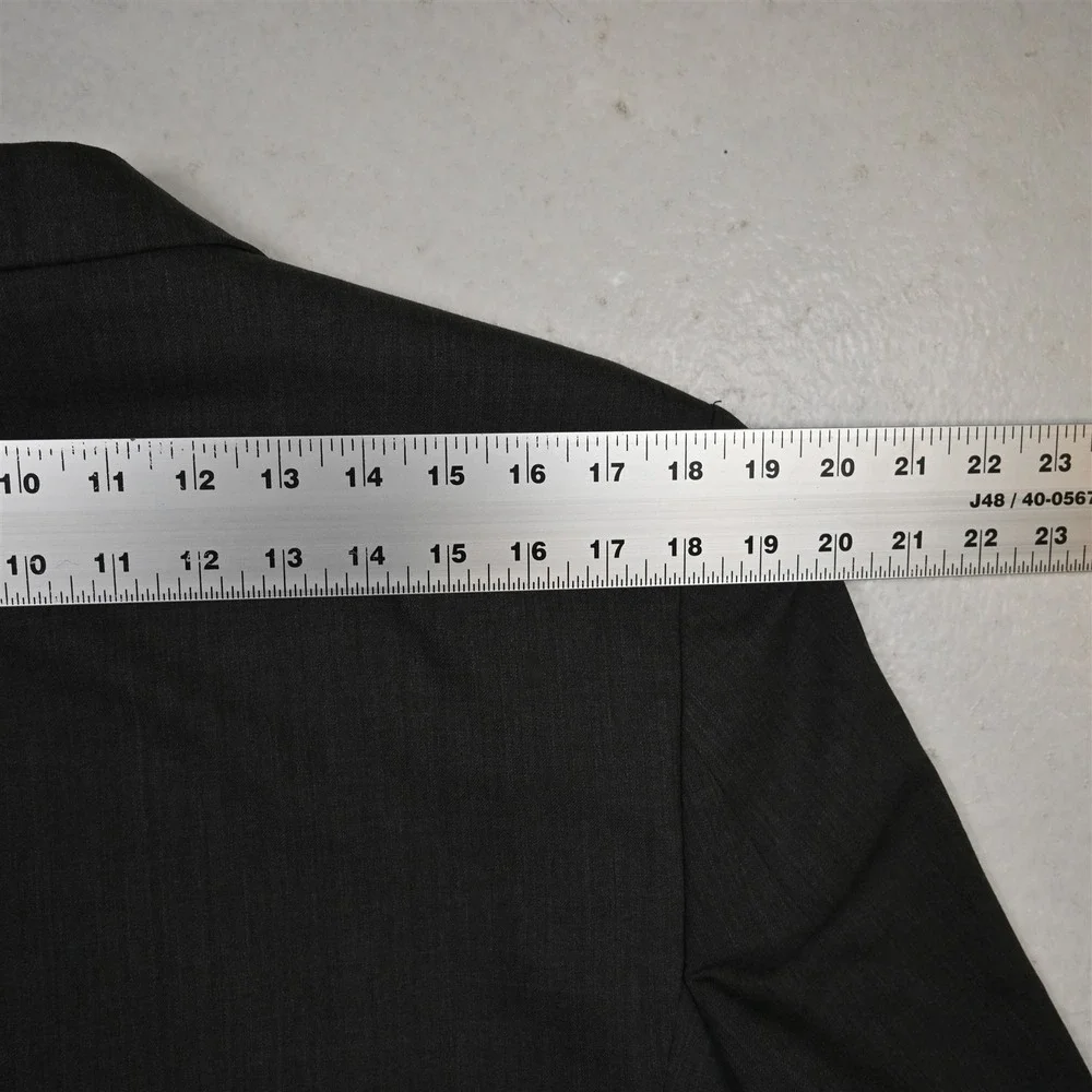 Perry‎ Ellis 38S Gray Mens Blazer Suit Jacket Sport Coat